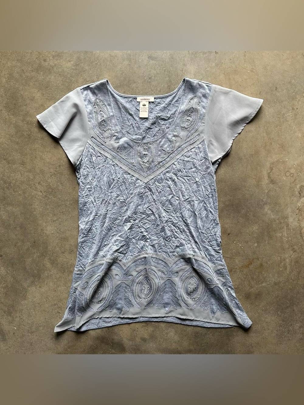 Grey Sundance top